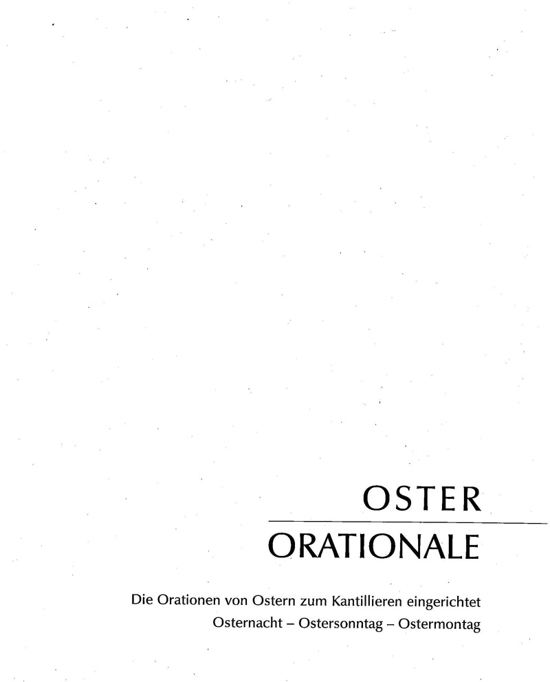 Oster-Orationale
