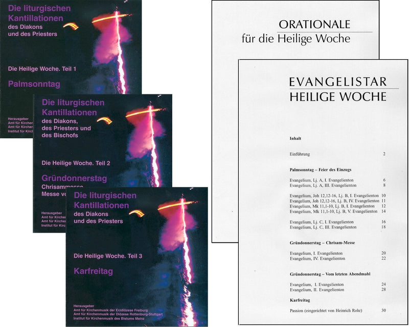Die liturgischen Kantillationen des Diakons und des Priesters / Heilige Woche - GESAMTEDITION