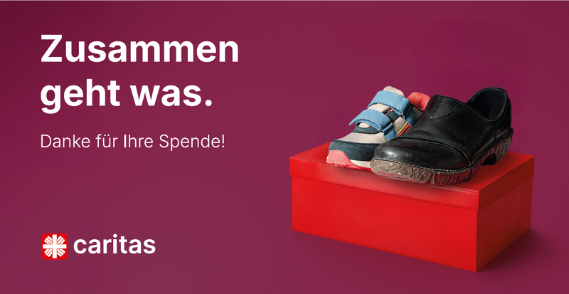 Caritas-Sammlung Dankeskarte (einseitig)