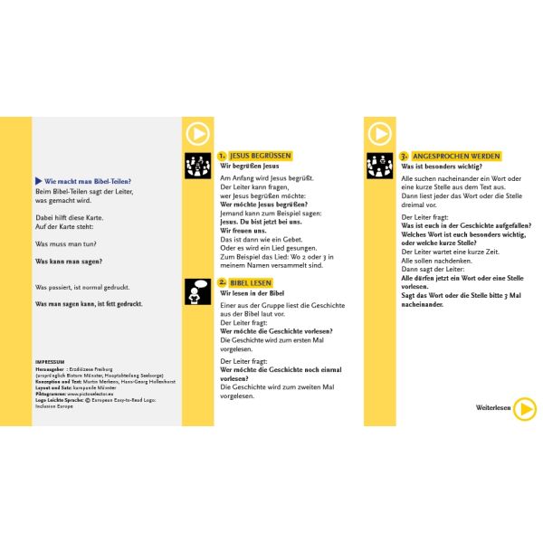 GEMEINSCHAFT IM WORT GOTTES / BibelTeilen - Formen und Variationen